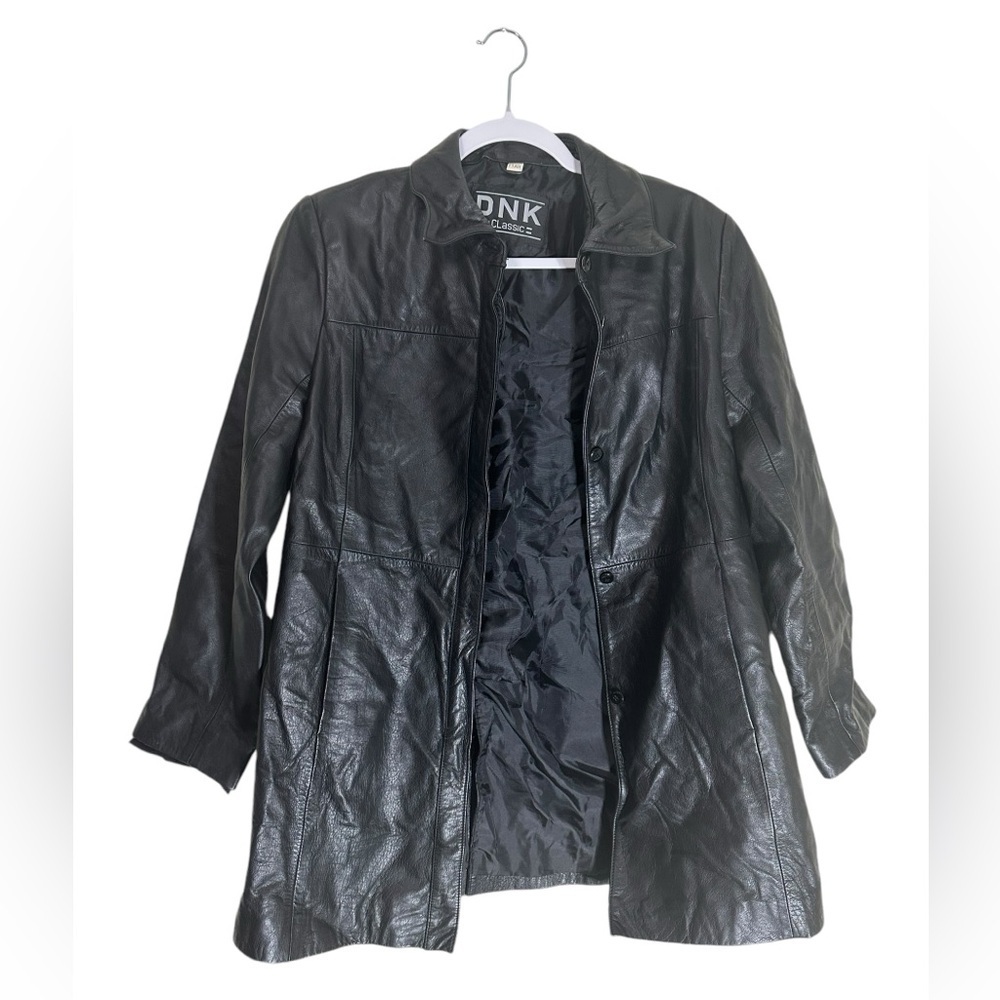 Genuine Leather Womens Jacket | Size Small | Black